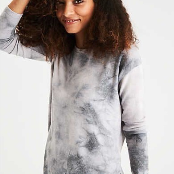American Eagle Outfitters Tops - AE Soft & Sexy Plush Tie Dye Long Sleeve